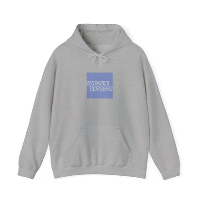 SATOSHI Logo heavyweight hoodie
