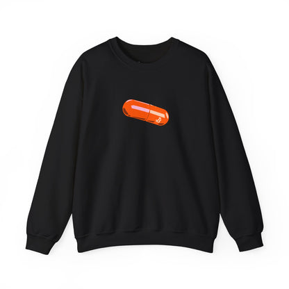 BITCOIN PILL Heavy Crewneck Sweatshirt