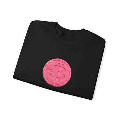 BITCOIN PILL Heavy Crewneck Sweatshirt