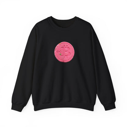 BITCOIN PILL Heavy Crewneck Sweatshirt