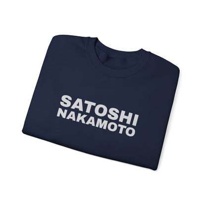SATOSHI NAKAMOTO Heavy Crewneck Sweatshirt