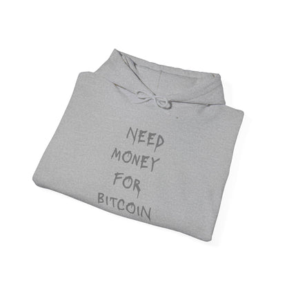 NEED BITCOIN heavyweight hoodie