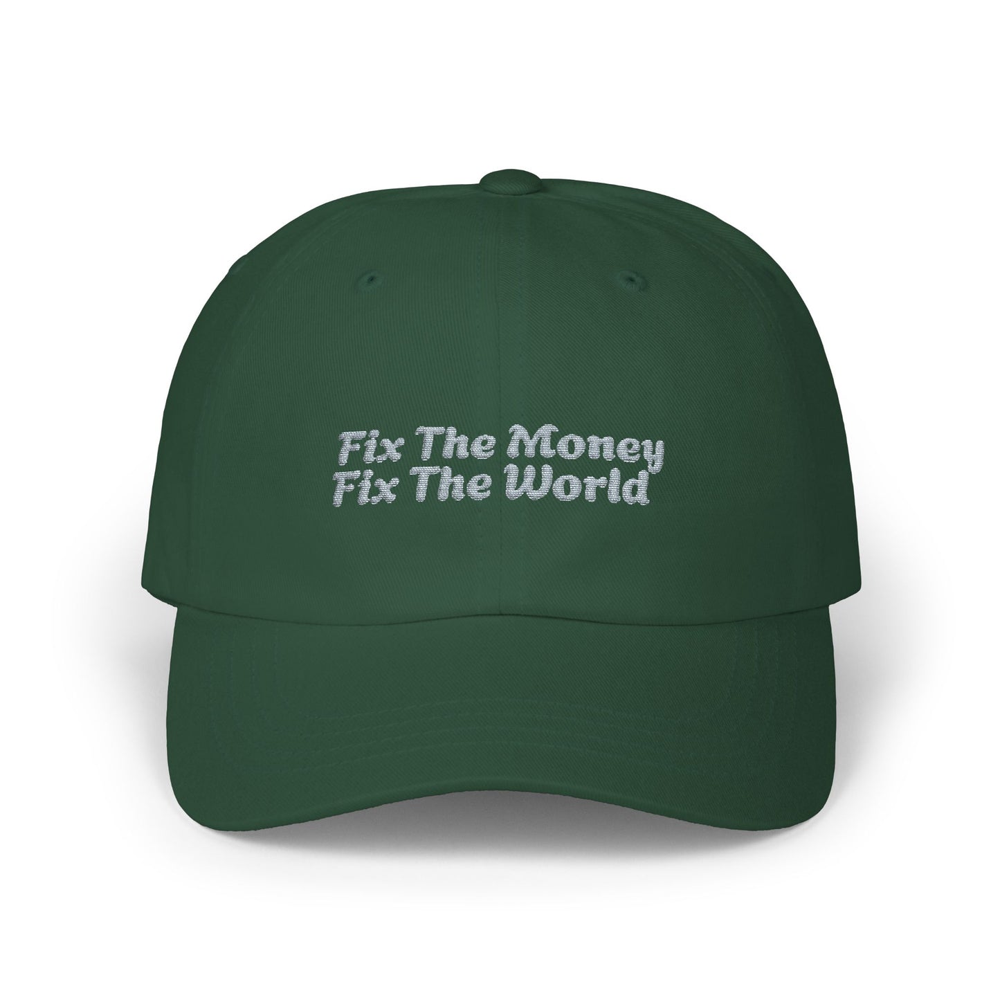 FIX THE MONEY BASEBALL CAP