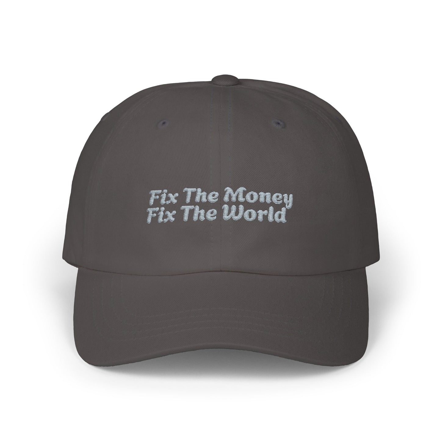 FIX THE MONEY BASEBALL CAP