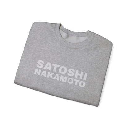 SATOSHI NAKAMOTO Heavy Crewneck Sweatshirt