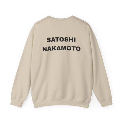 Satoshi Nakamoto Heavy Crewneck Sweatshirt