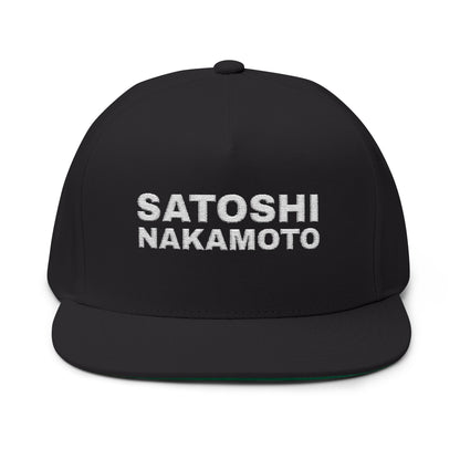 SATOSHI NAKAMOTO SNAPBACK CAP