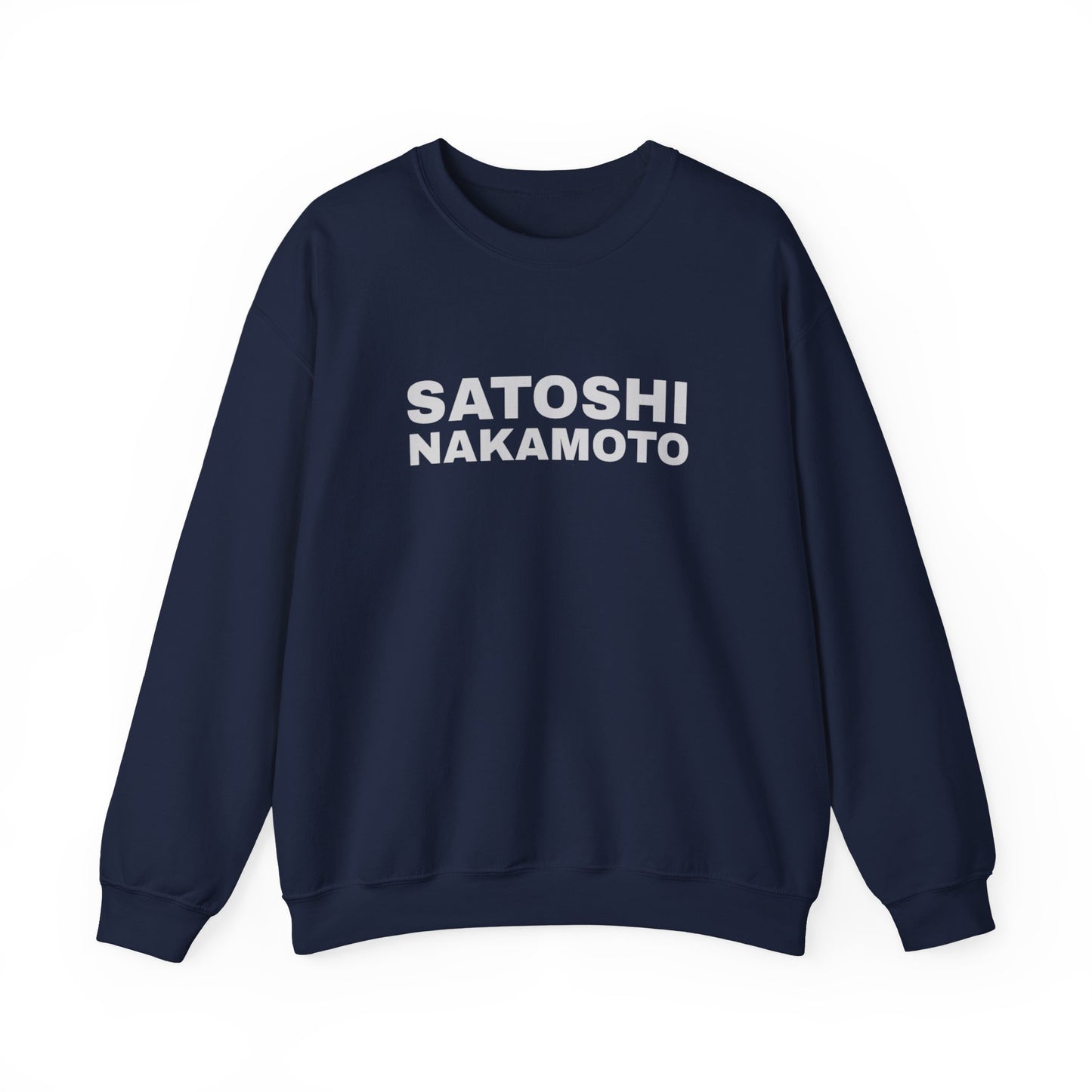 SATOSHI NAKAMOTO Heavy Crewneck Sweatshirt