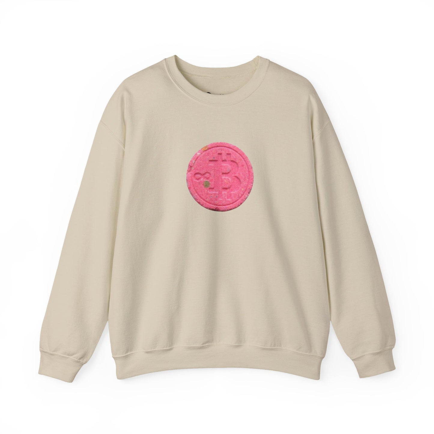 BITCOIN PILL Heavy Crewneck Sweatshirt