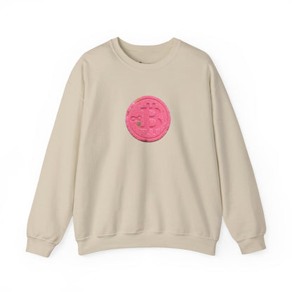 BITCOIN PILL Heavy Crewneck Sweatshirt