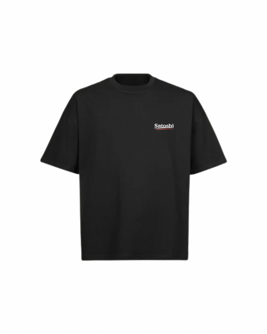 SATOSHI POLITICAL CAMPAIGN Oversized Boxy Tee