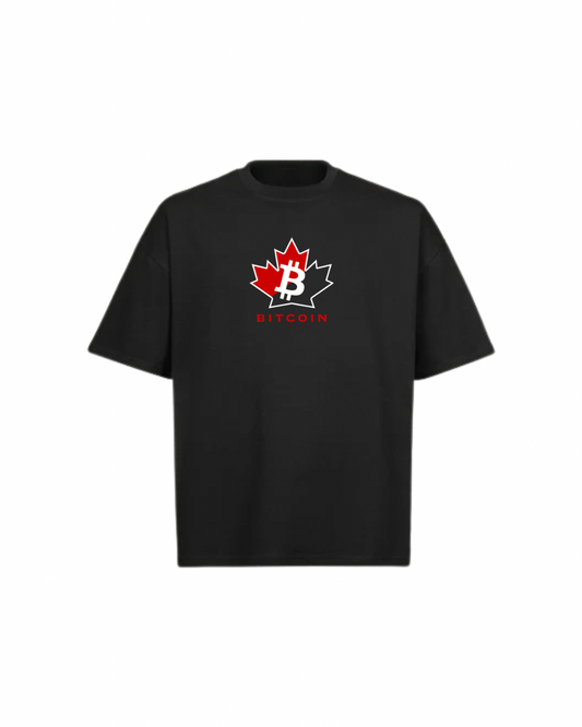 BITCOIN CANADA Oversized Boxy Tee