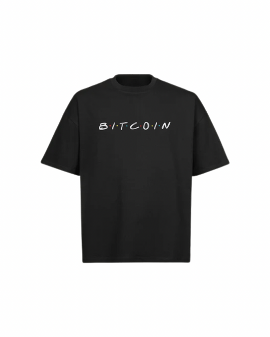 BITCOIN FRIENDS Oversized Boxy Tee