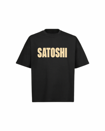 SATOSHI Logo Oversized Boxy Tee