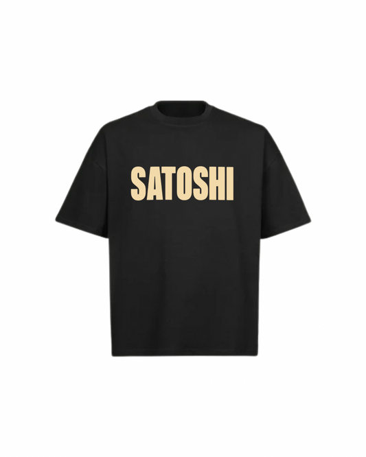 SATOSHI Logo Oversized Boxy Tee