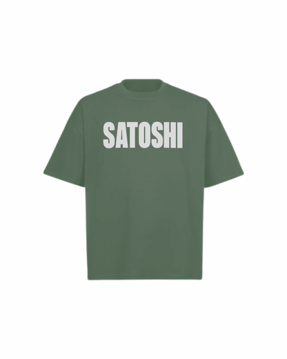 SATOSHI Logo Oversized Boxy Tee