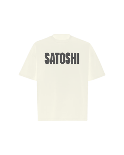 SATOSHI Logo Oversized Boxy Tee