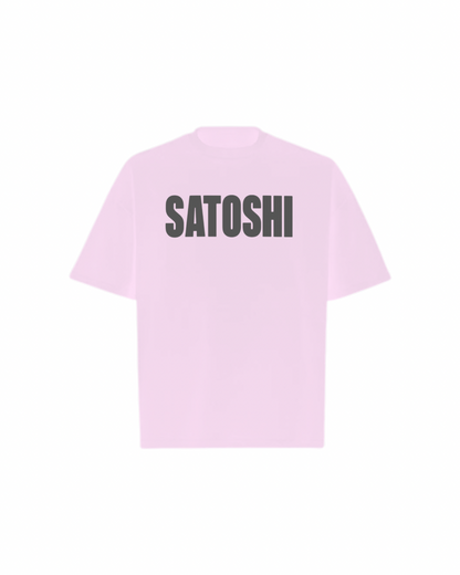 SATOSHI Logo Oversized Boxy Tee