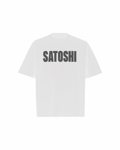 SATOSHI Logo Oversized Boxy Tee