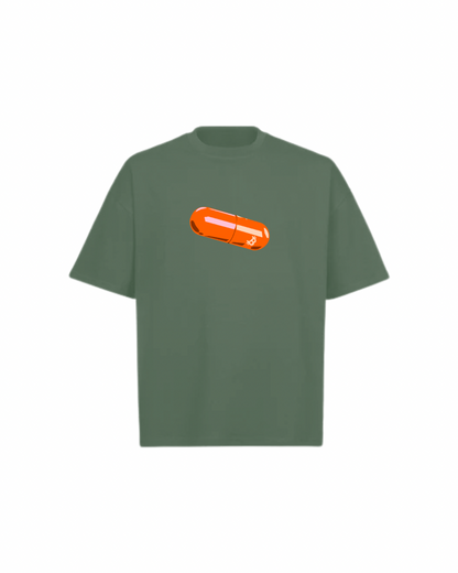 BITCOIN PILL Oversized Boxy Tee