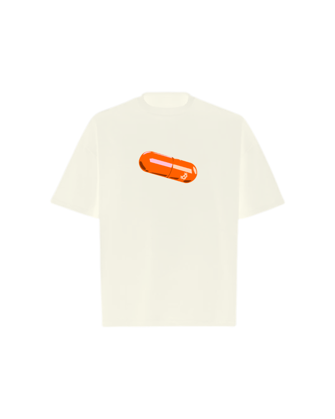 BITCOIN PILL Oversized Boxy Tee