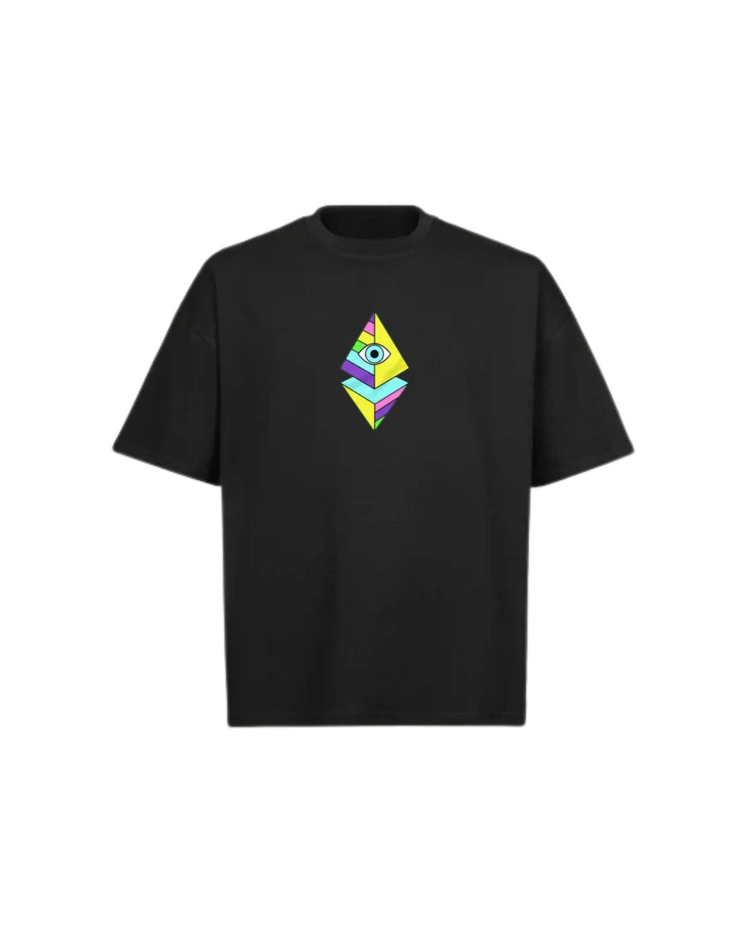 ETHEREUM EYE Oversized Boxy Tee