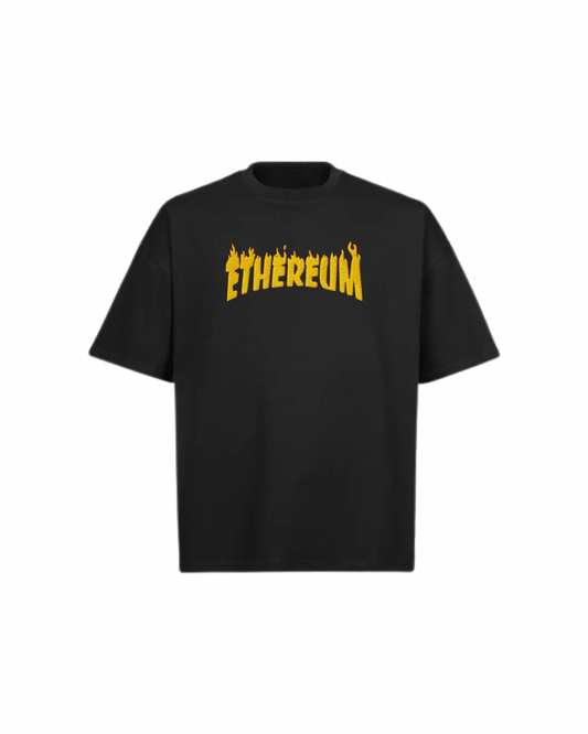 ETHEREUM SKATER Oversized Boxy Tee