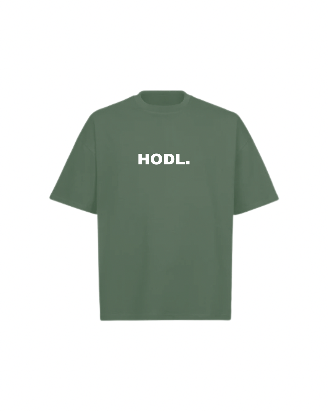 HODL Spellout Oversized Boxy Tee