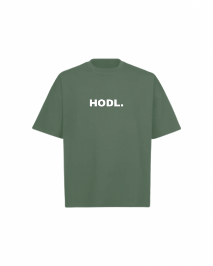 HODL Spellout Oversized Boxy Tee