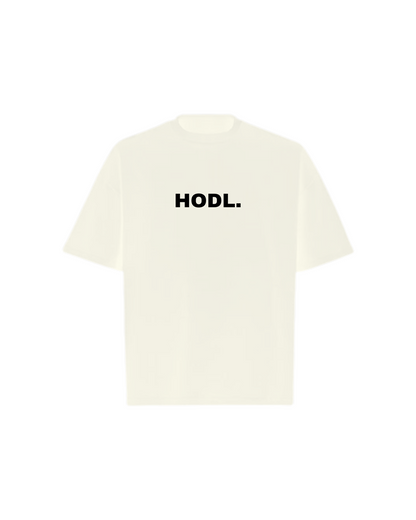 HODL Spellout Oversized Boxy Tee