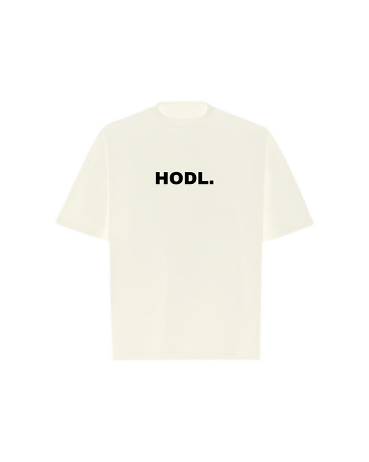 HODL Spellout Oversized Boxy Tee