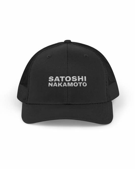 SATOSHI NAKAMOTO TRUCKER CAP