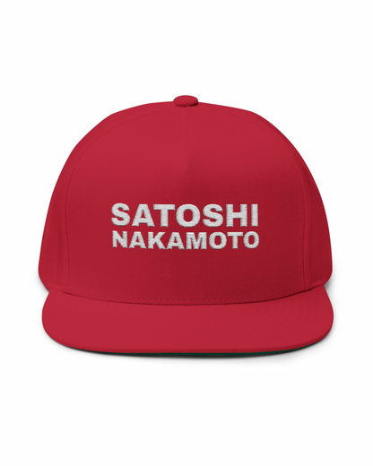 SATOSHI NAKAMOTO SNAPBACK CAP