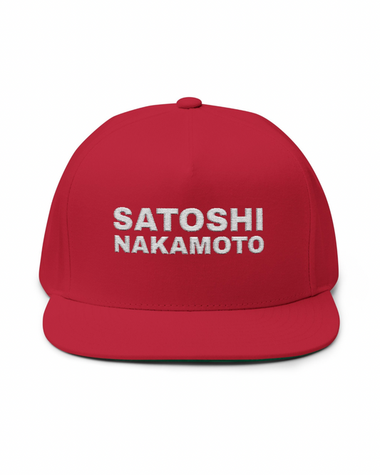 SATOSHI NAKAMOTO SNAPBACK CAP