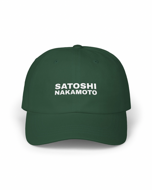 SATOSHI NAKAMOTO CLASSIC DAD CAP