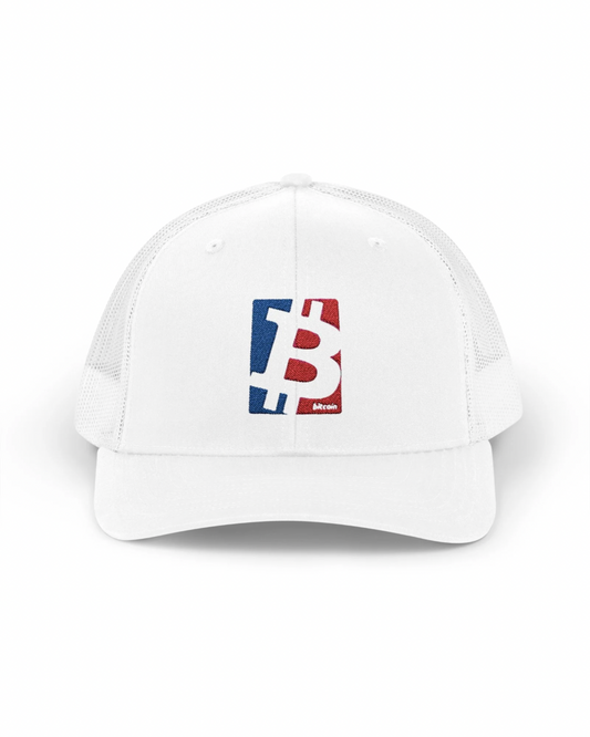 BITCOIN BTC NBA TRUCKER CAP