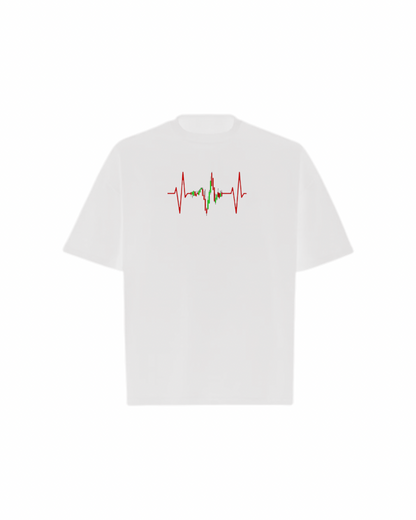 CHART BEAT Oversized Boxy Tee