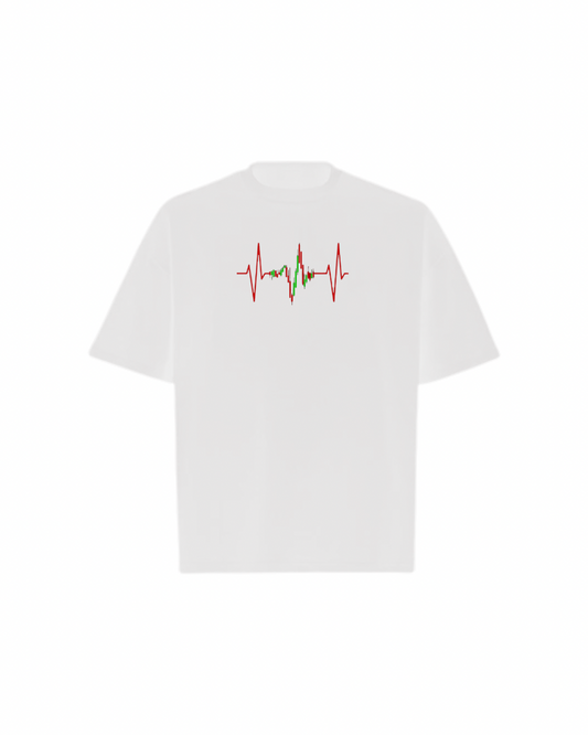 CHART BEAT Oversized Boxy Tee