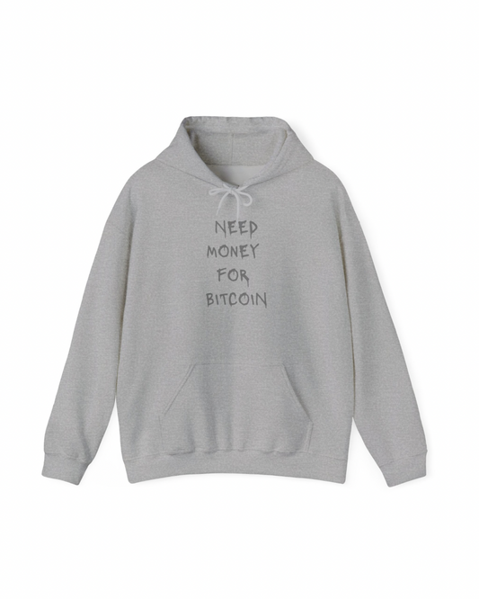 NEED BITCOIN heavyweight hoodie