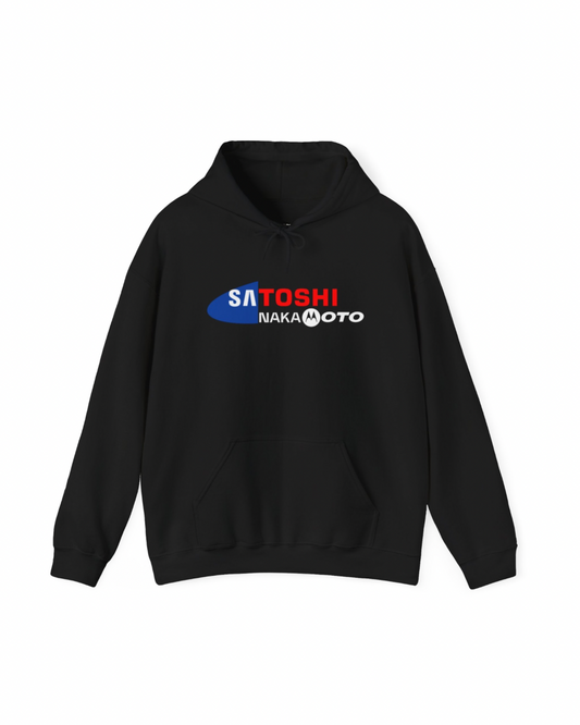 SATOSHI LOGO heavyweight hoodie