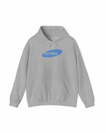 SATOSHI Logo heavyweight hoodie