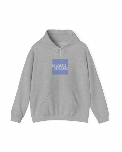SATOSHI Logo heavyweight hoodie
