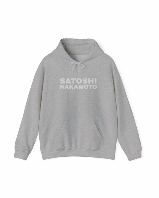SATOSHI Logo heavyweight hoodie