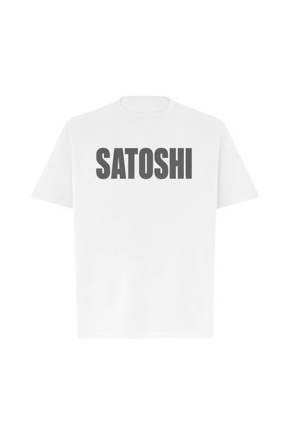 SATOSHI Logo Oversized Boxy Tee
