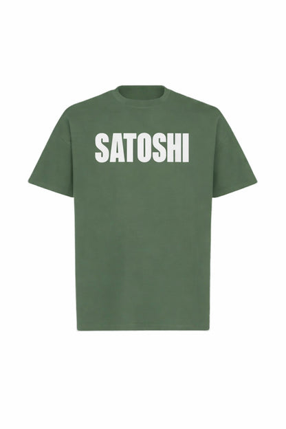 SATOSHI Logo Oversized Boxy Tee