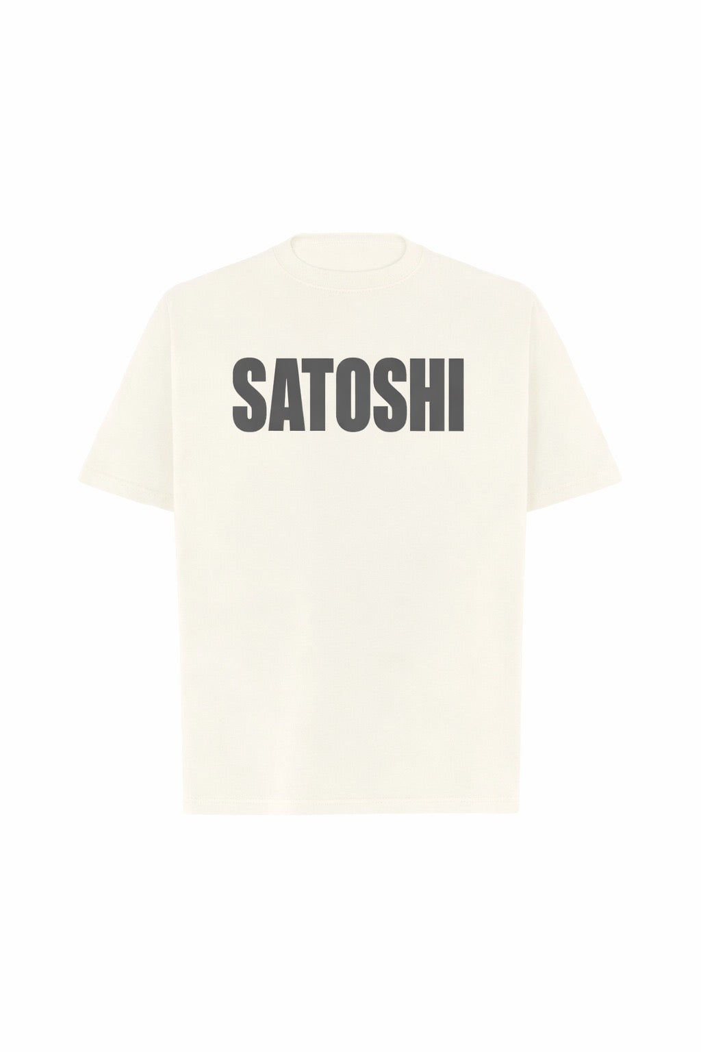 SATOSHI Logo Oversized Boxy Tee
