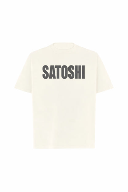 SATOSHI Logo Oversized Boxy Tee