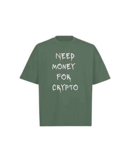 NEED MONEY Oversized Boxy Tee