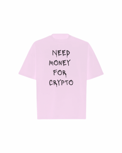 NEED MONEY Oversized Boxy Tee