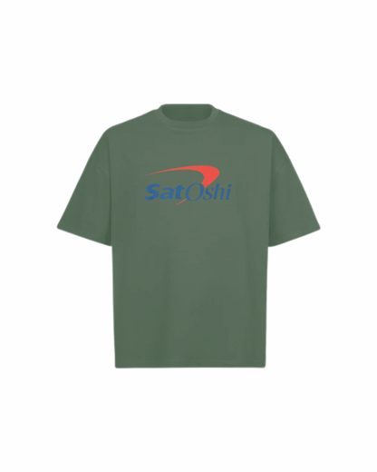 SATOSHI Logo Oversized Boxy Tee